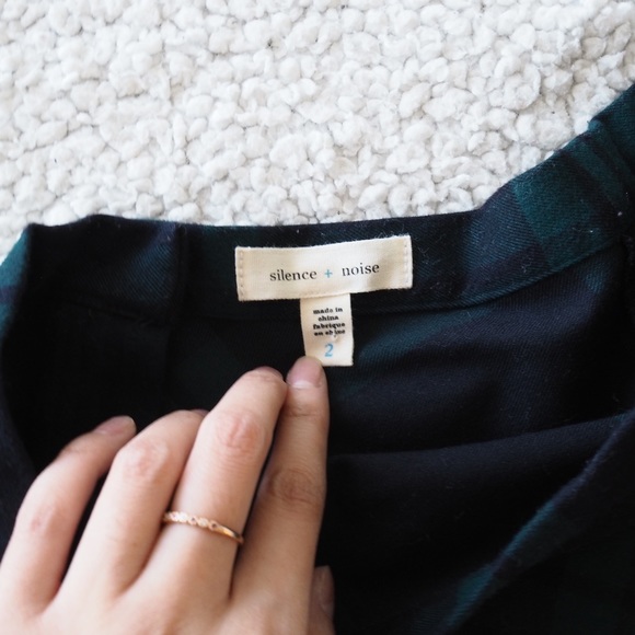 Silence + Noise Plaid Mini Skirt - Picture 5 of 5